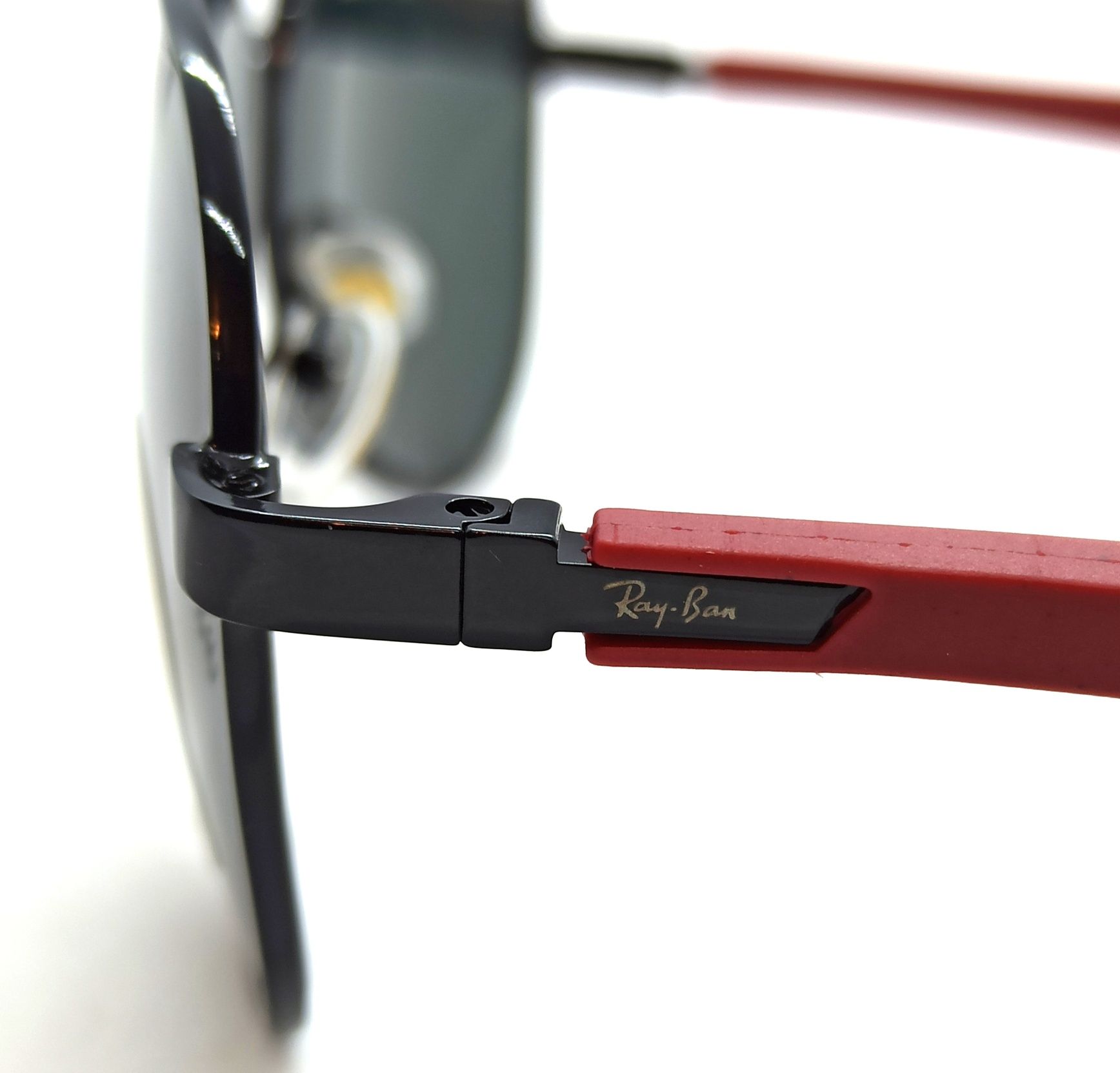 Ray Ban очки капли мужские линзы черные стекло в черном металле
