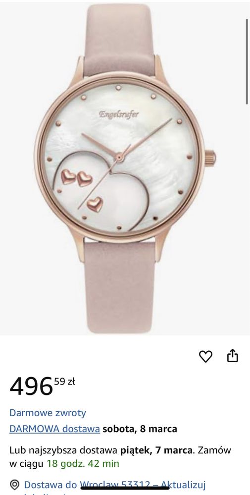 Zegarek Engelsrufer ERWA-HEART-NRO1-MR Happy Hearts Ladies Watch