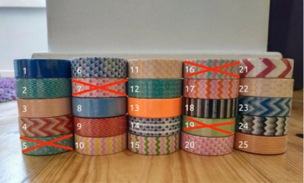 Washi Tape — Fita adesiva Japonesa