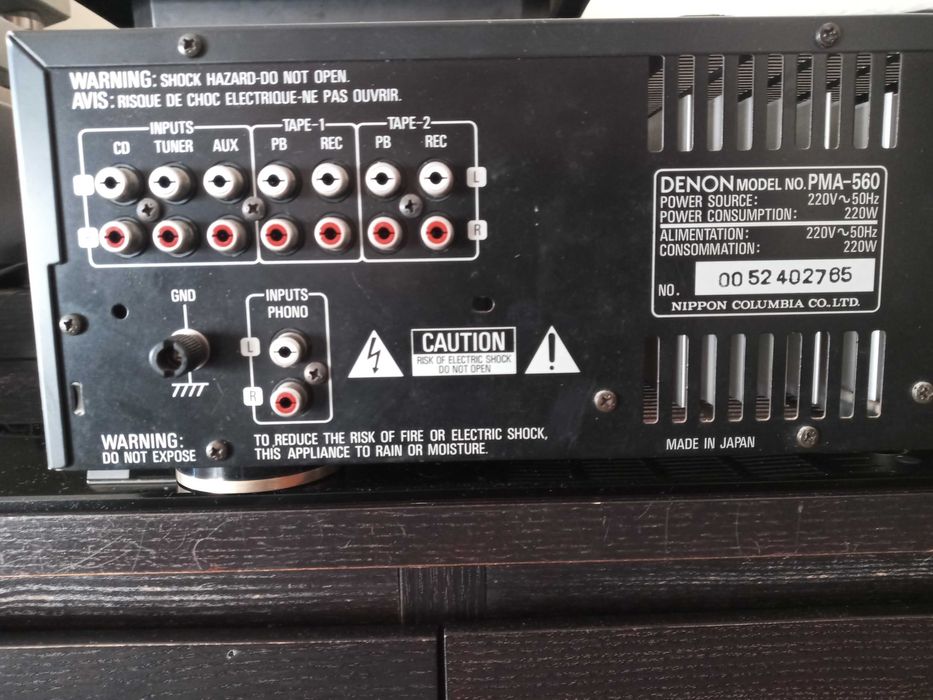 Amplificador Denon PMA-560 S/comando