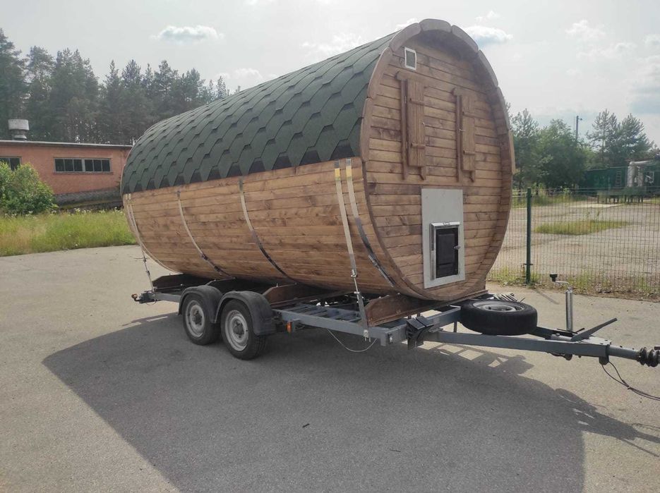 Mobilna Sauna Ogrodowa Sauny Beczki Balie Banie Ruskie Producent LT !