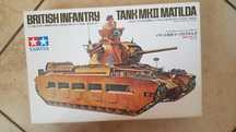 plastikowy model - czołg Mk II Matilda, Tamiya NO 35024