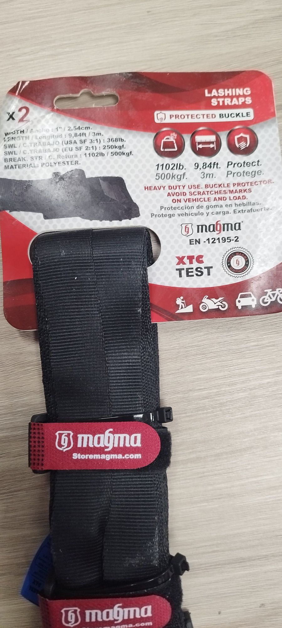 Klamry zaciskowe Magma dwie sztuki 3 m