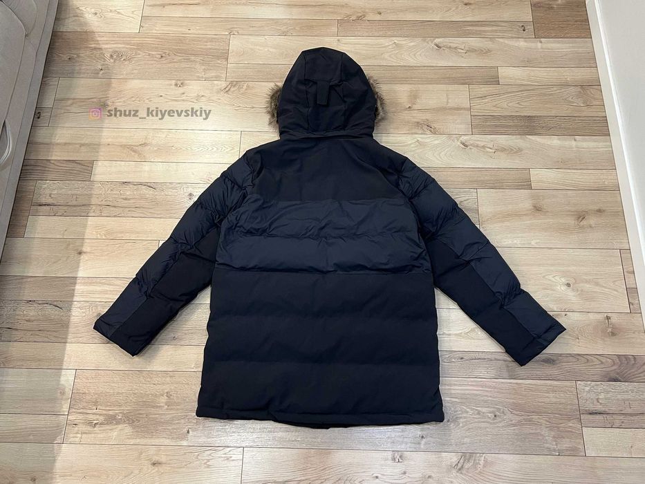 Зимова Чорна Чоловіча Куртка Парка Columbia XL Мужская Куртка Тёплая