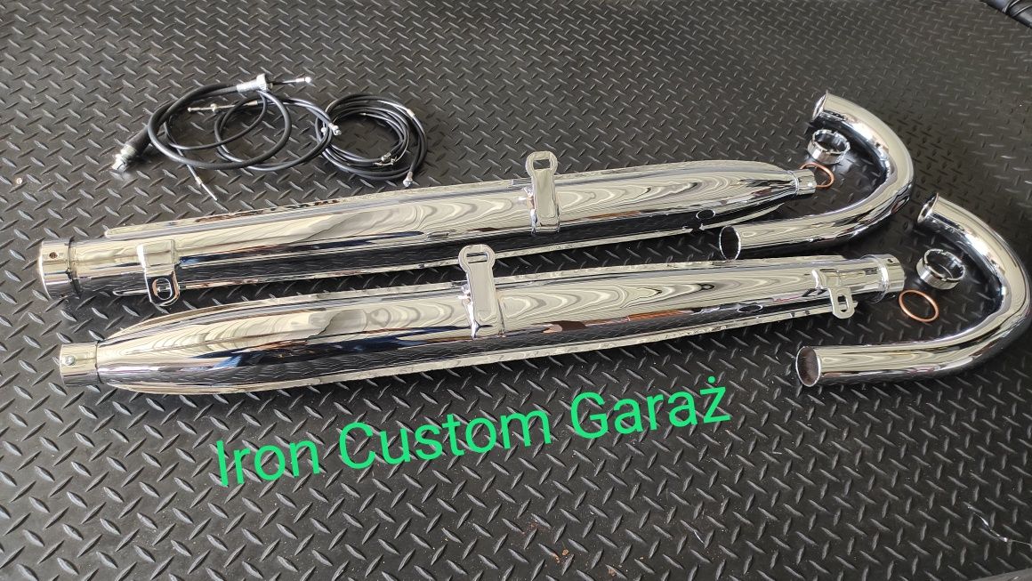 Tłumiki do motocykli zabytkowych Dniepr Ural M72 K 750 WSK SHL Jupiter