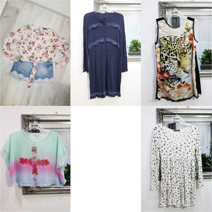 2 Mega paka ciuchów zestaw ubrań 35 szt rozmiar 38/40 M/L nowe używane