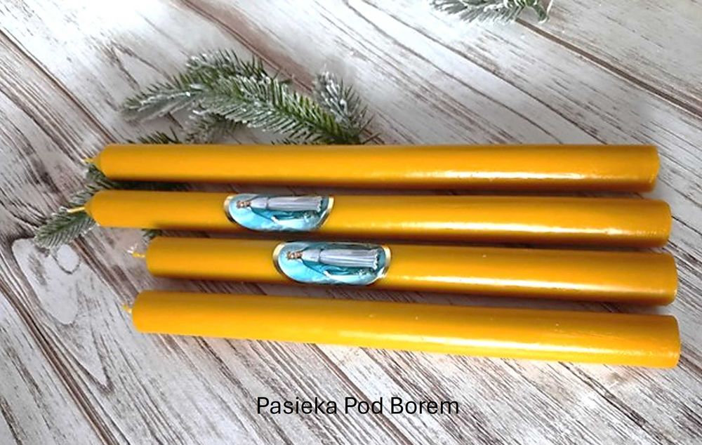 Gromnica z wosku pszczelego