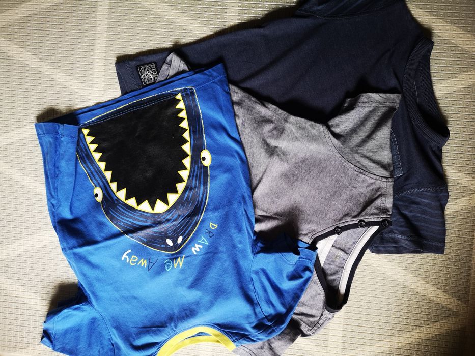 Komplet koszulek thirt krótki rękaw r. 110