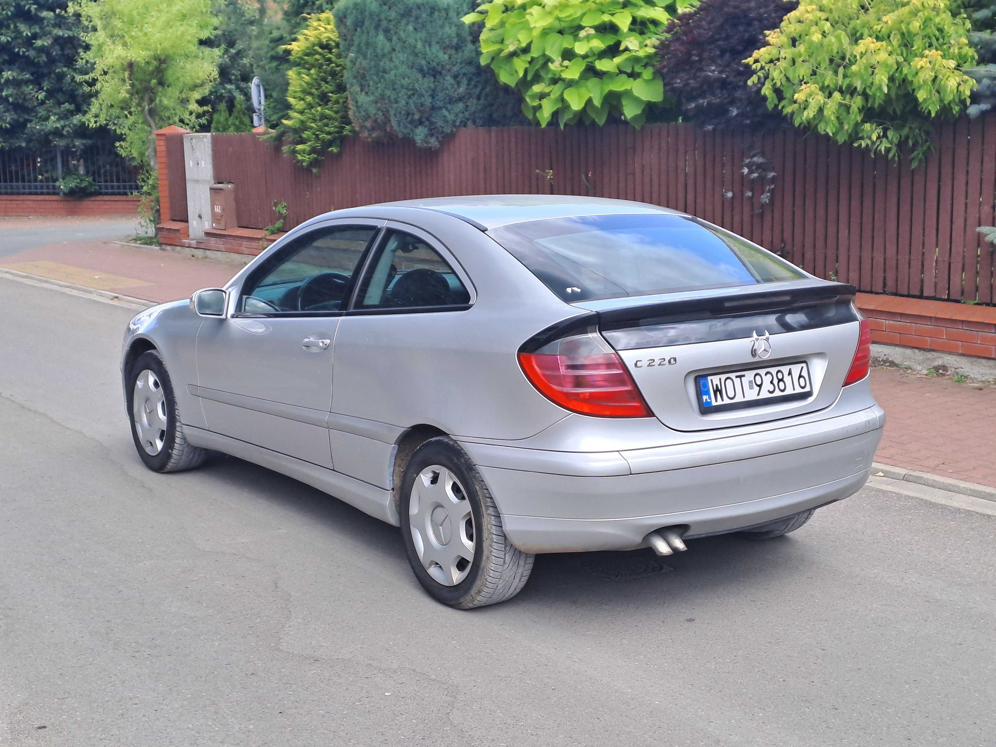 Mercedes w203 Coupe 2.2cdi 2005r Ładny Klima Xenon Manual 6b