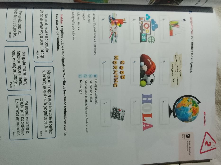 Conjunto de livro e cardeno de atividades espanhol 7 ano