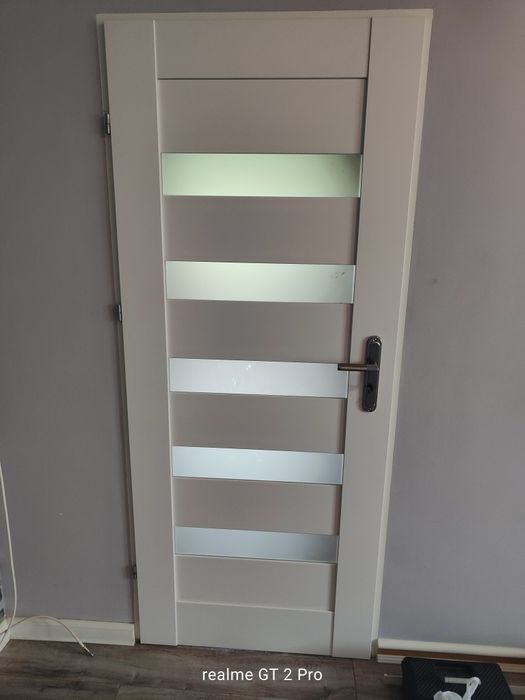 Drzwi Białe Wewnętrzne Lewe 80