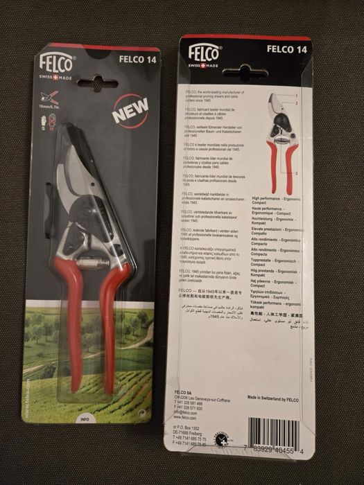 Компактные  секаторы Felco 2,4,6,7,8,9,11,12,14,15,16,100