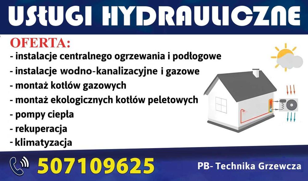 Hydraulik-Usługi hydrauliczne
