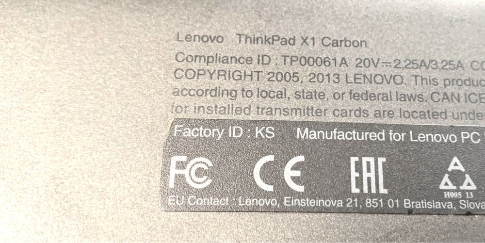 Lenovo X1 carbon батарея, кулер, розборка запчастини