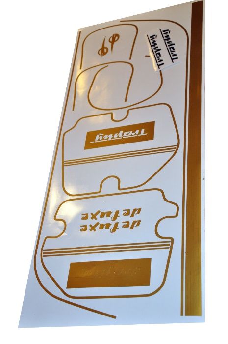 Szparunki, naklejki, MZ ES 250/2 TROPHY - duży zestaw - NAJTANIEJ