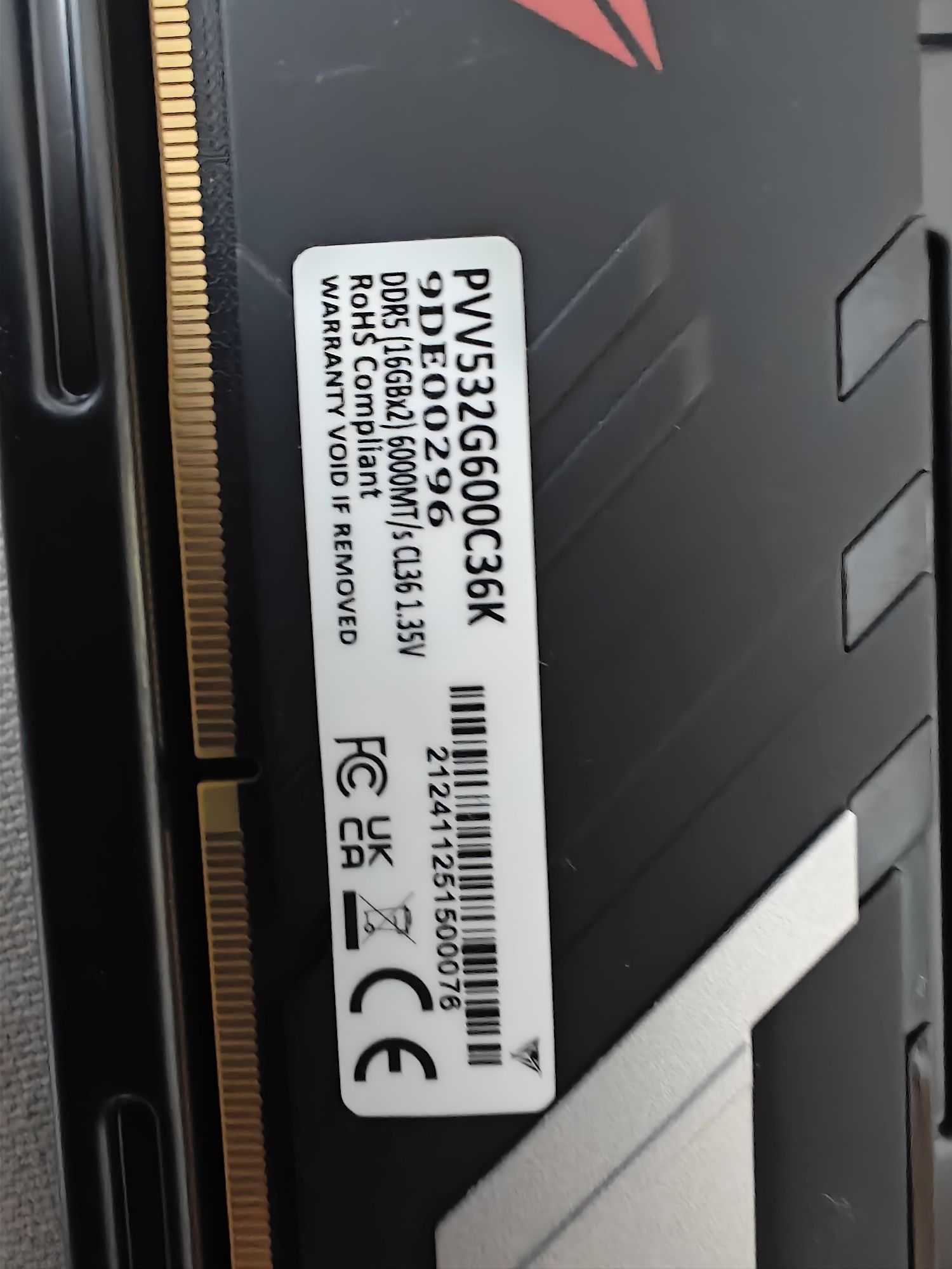 Pamięć RAM ddr5 2x16G 6000 vajper