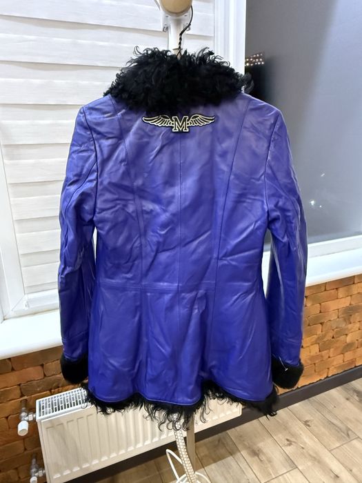 Продам дубленку кожану на овчині