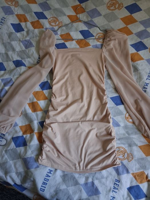 Sukienka damska kremowa