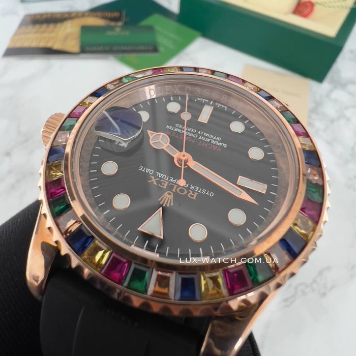 Часы Rolex Yacht-Master Diamond Rubber