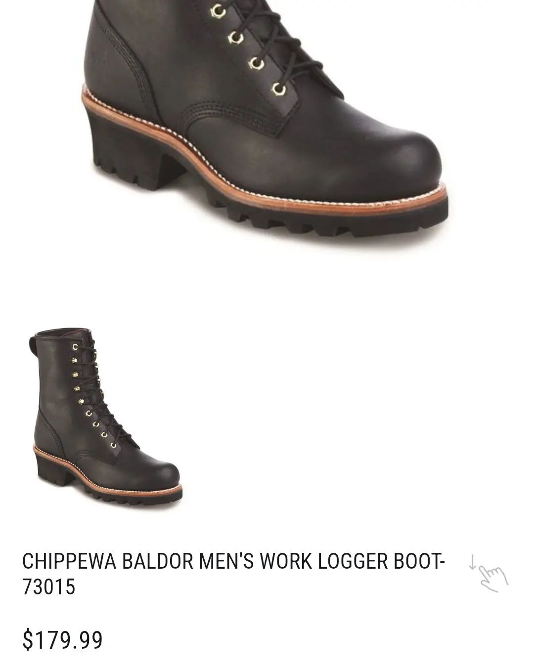 Ботинки сапоги лесоруба chippewa logger boots vibram goodyear welted