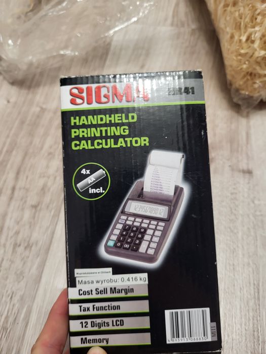 Drukujący kalkulator sigma