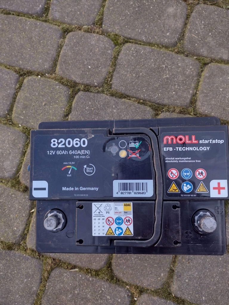 Akumulator EFB Moll 60Ah 640A