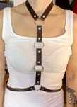 Szelki  Choker Styl harness eko skóra
