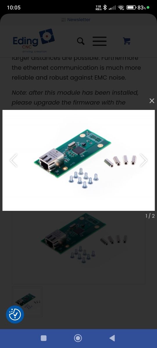 Ending CNC CPU 5b 6 eixos