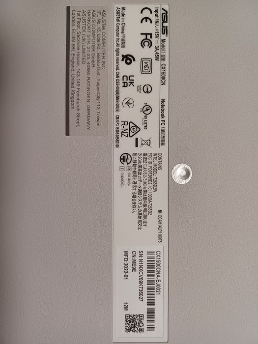 ASUS Chromebook CX1500CN