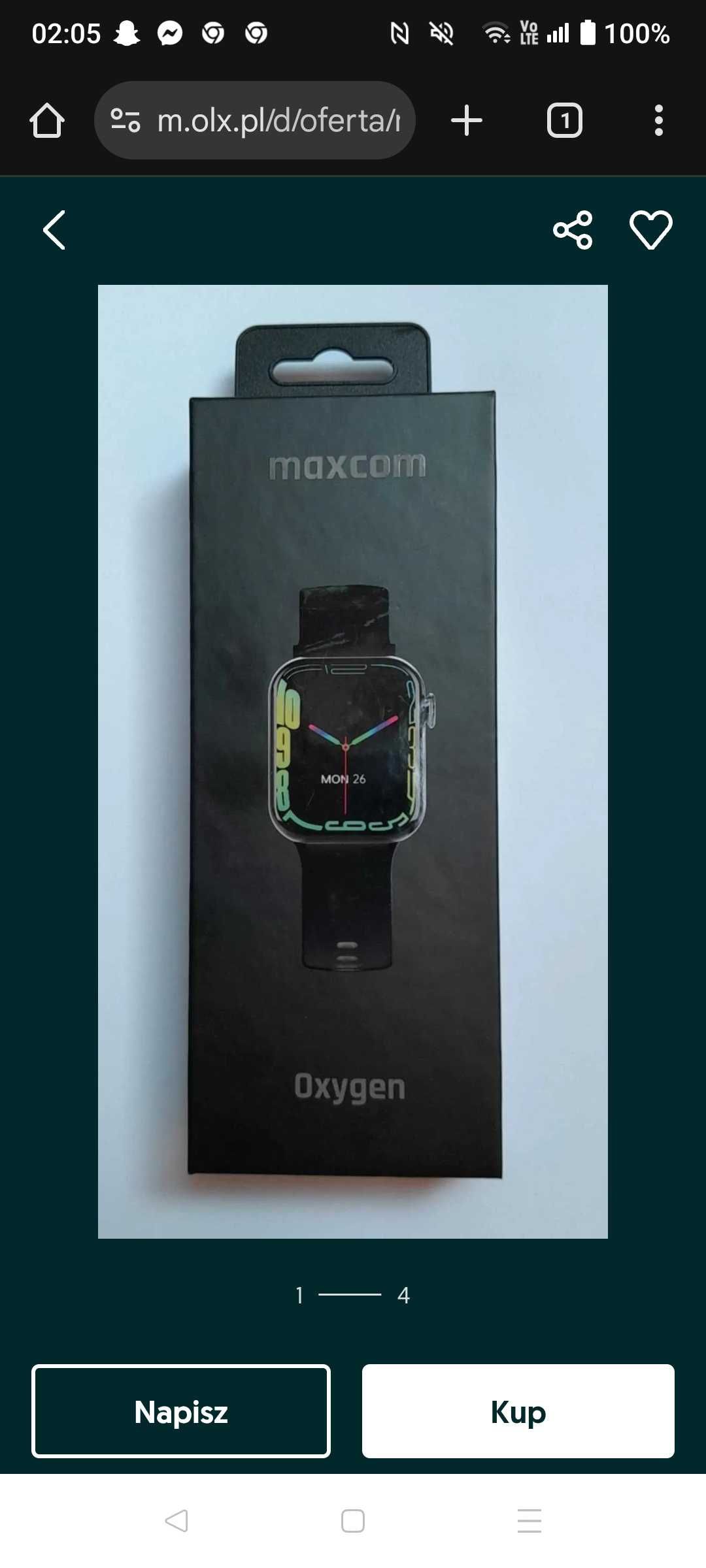 Sprzedam Maxcom Watch FW26 Oxygen