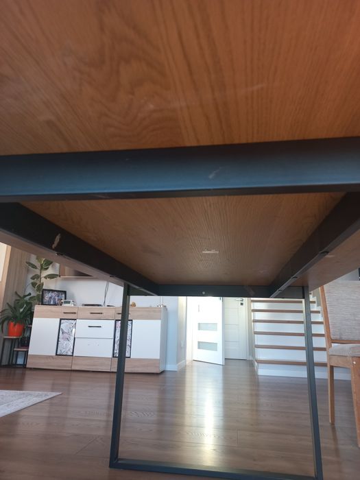 Stół do jadalni 160x90 nogi metalowe