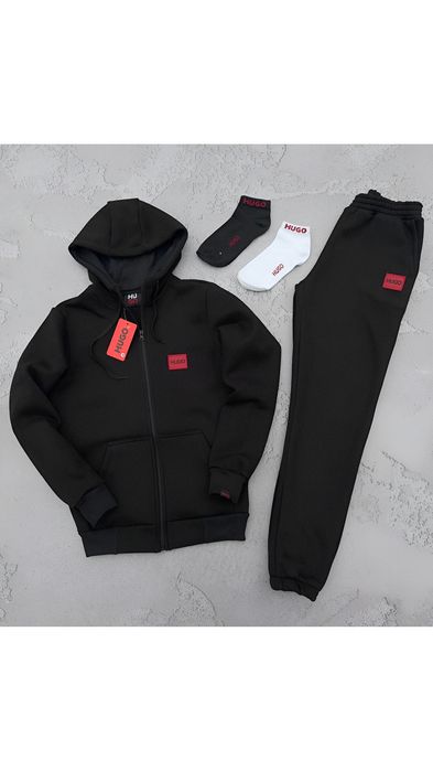 Чоловічий костюм HUGO, зимовий на флісі • ПОДАРУНОК! • розміри S - XXL