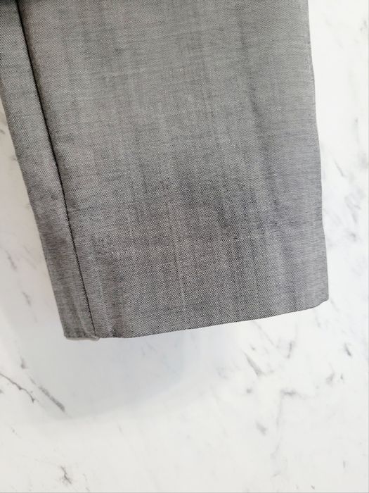 Wełniane eleganckie spodnie garniturowe premium