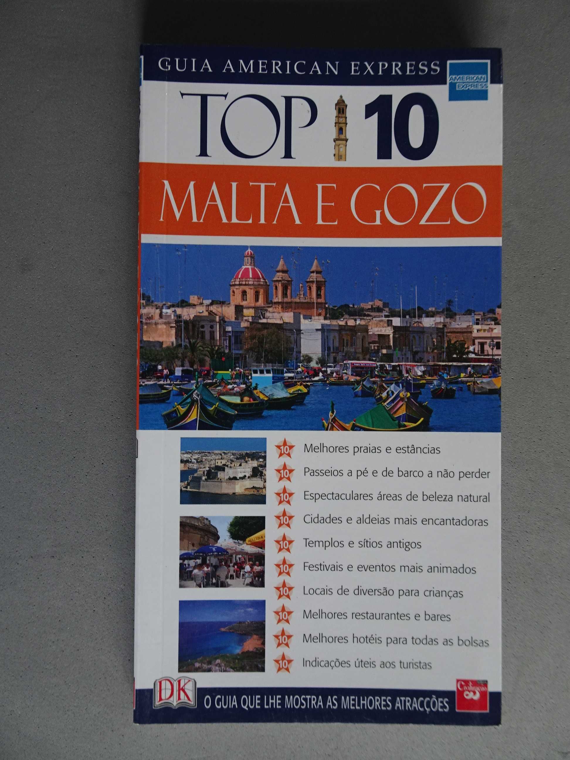 Livro Guia de viagem turístico TOP 10 - Malta e Gozo