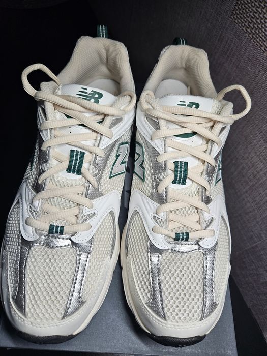 Оригінал New  Balance 530 MR530SX 41.5 (8) 26 см Білий/ Зелений