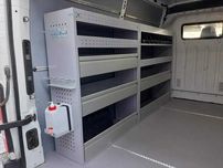 Zabudowa serwisowa warsztatowa regał Master Ducato