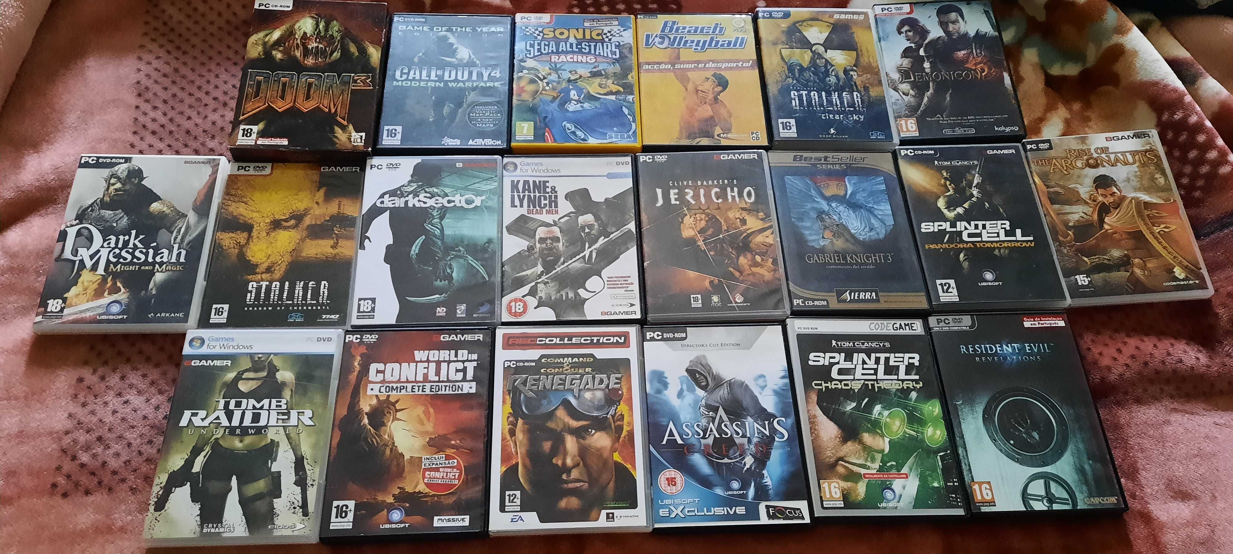 Lote 8 - Vários Jogos PC - Como Novos