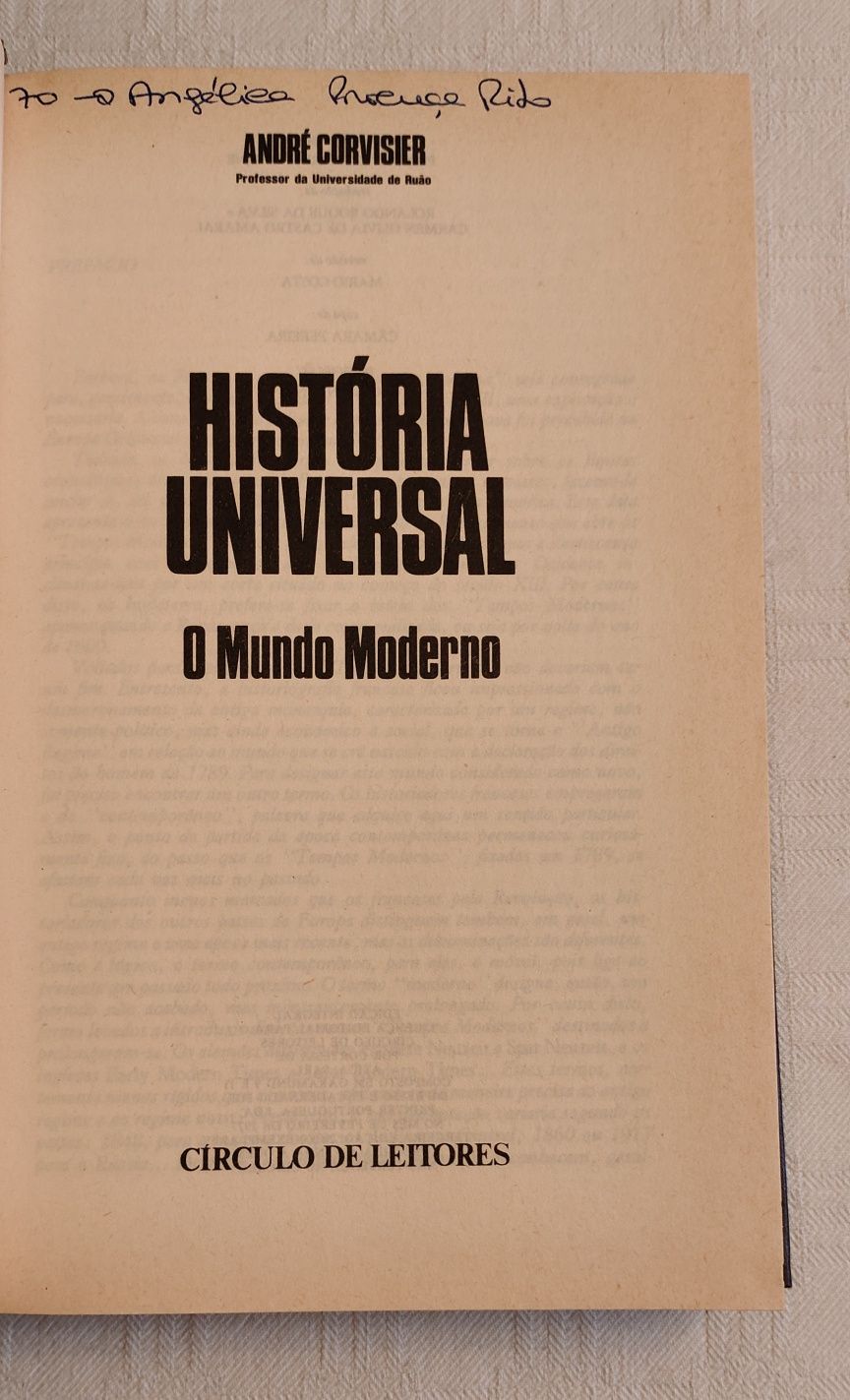 História universal - O mundo moderno