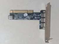 PCI плата расширения на 4 х USB 2.0