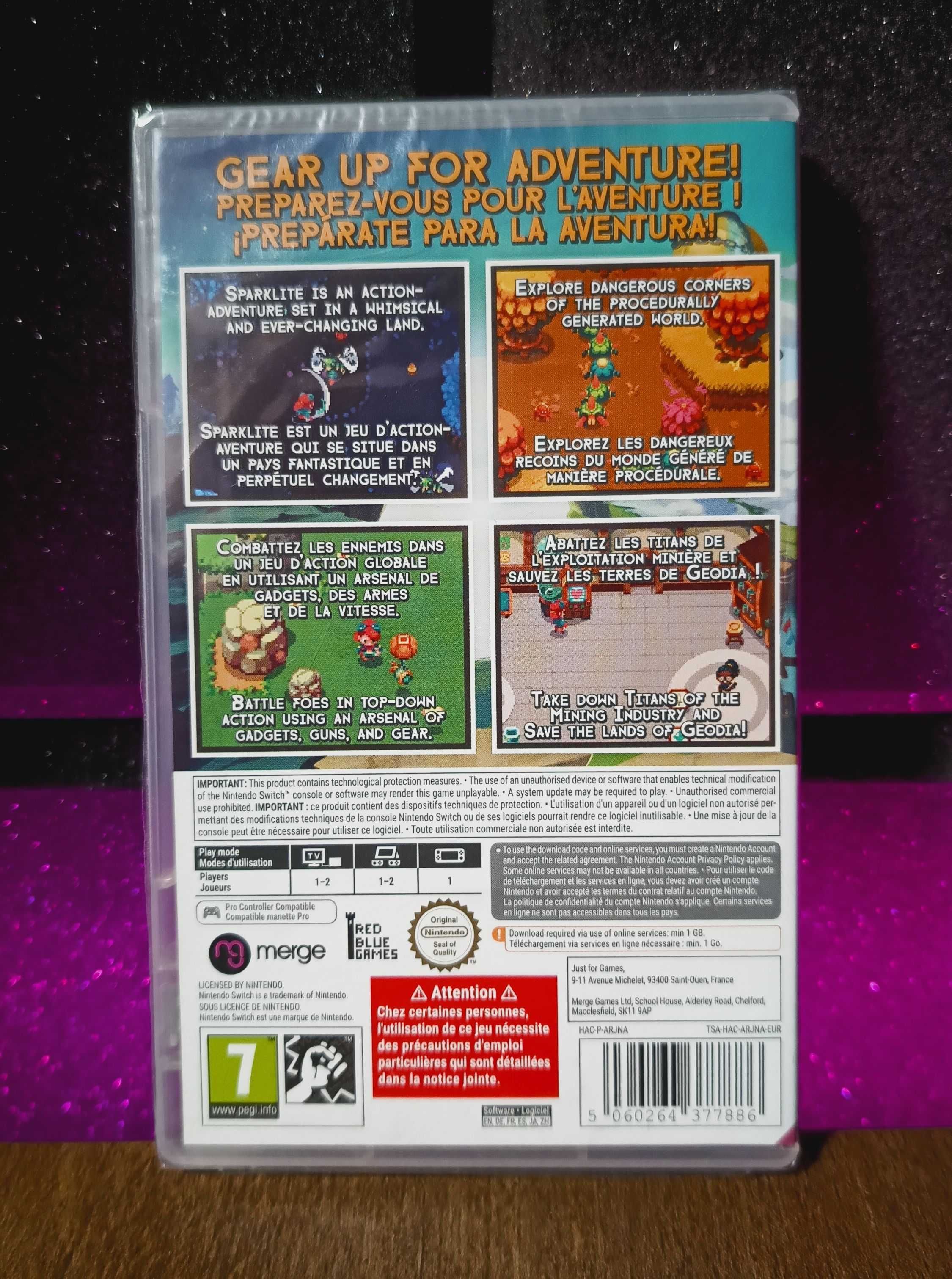 Sparklite Nintendo Switch - świetna przygodowa gra akcji, pixelowa