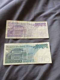 Banknoty 100000 zł