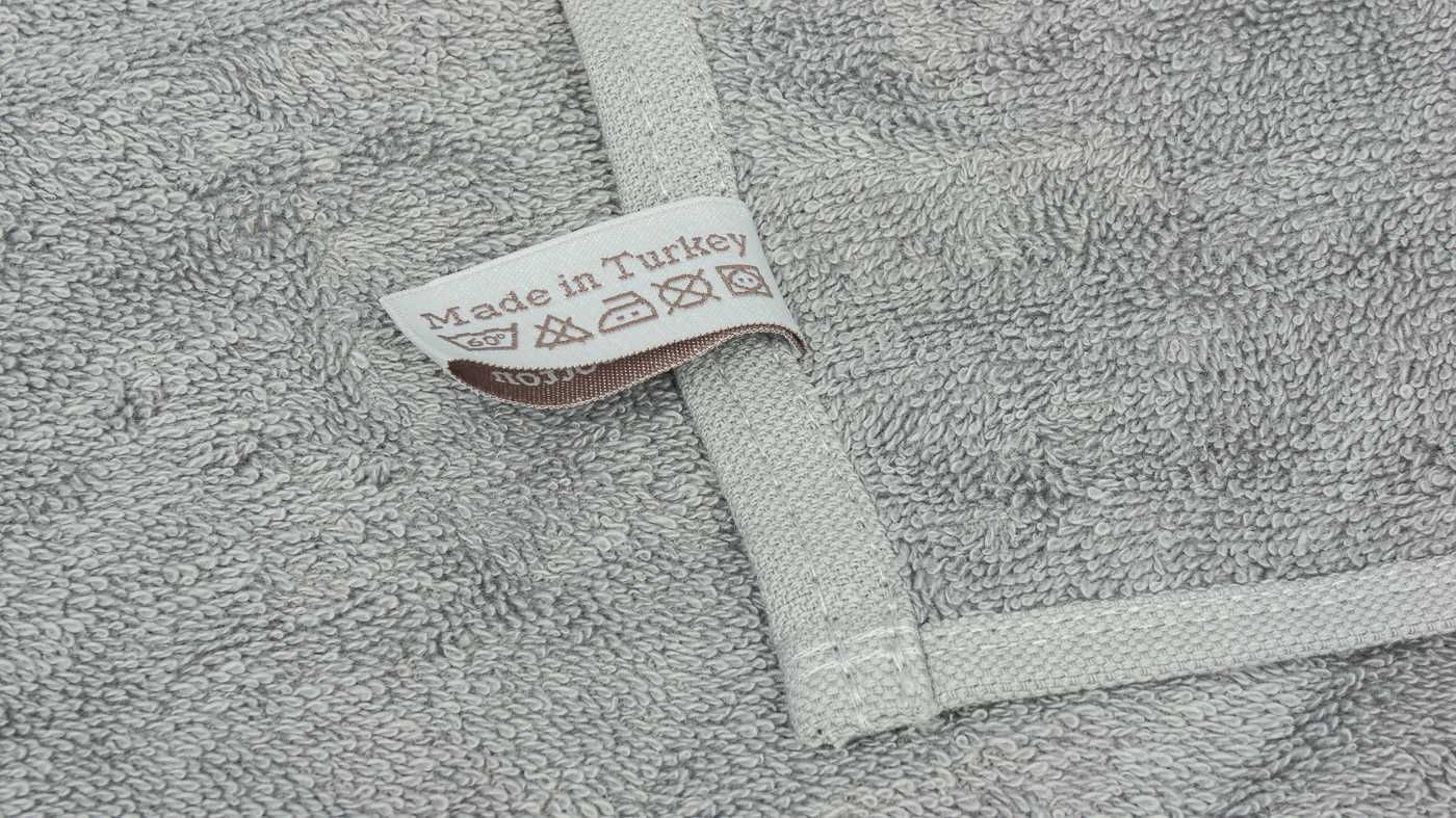Ręcznik do rąk SPA 50x90 450g Turcja 100% Bawełny SZARY