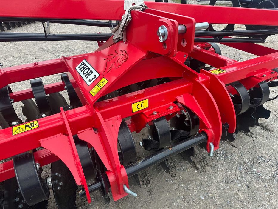 Brona talerzowa Agro Factory THOR BT 3M Ciężka Talerzówka Resor Fi 560