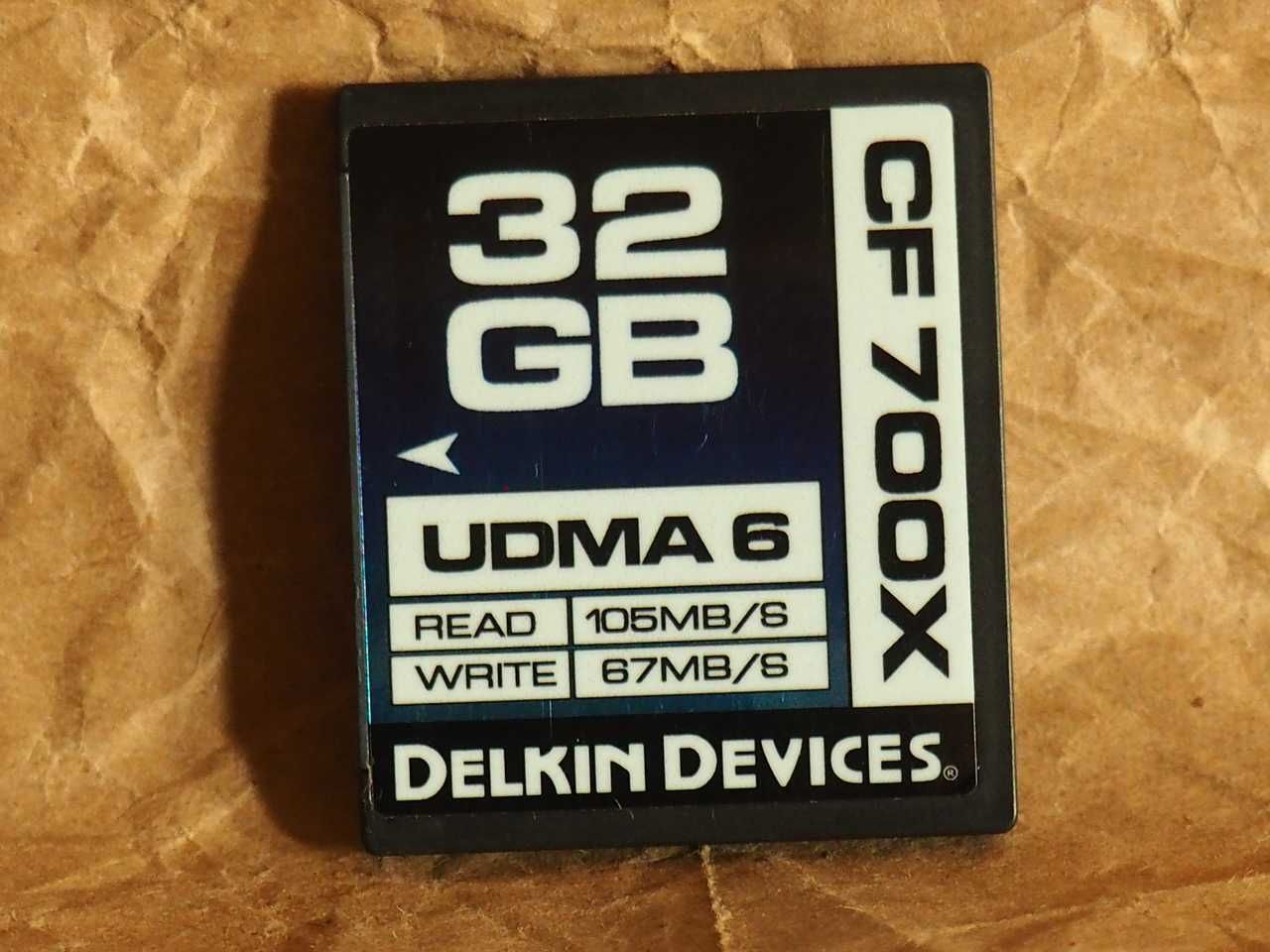 Karta pamięci Delkin Devices Compactflash CF memory card 32GB CF700x.