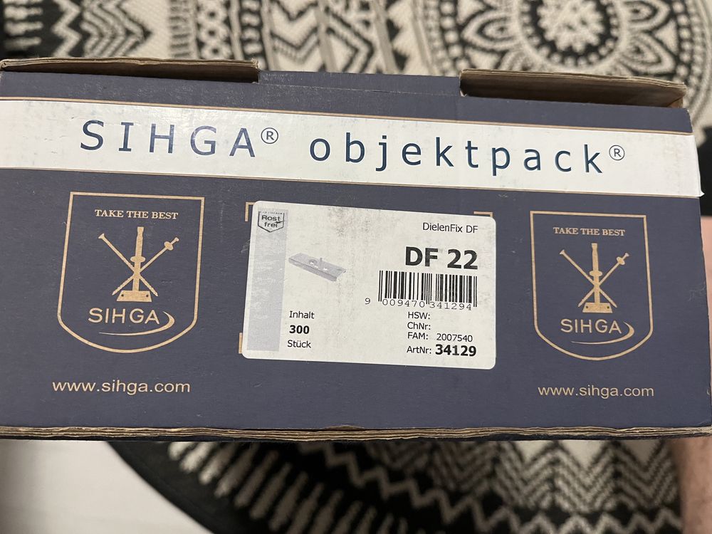 Sigha DielenFix DF 22 system 200 sztuk