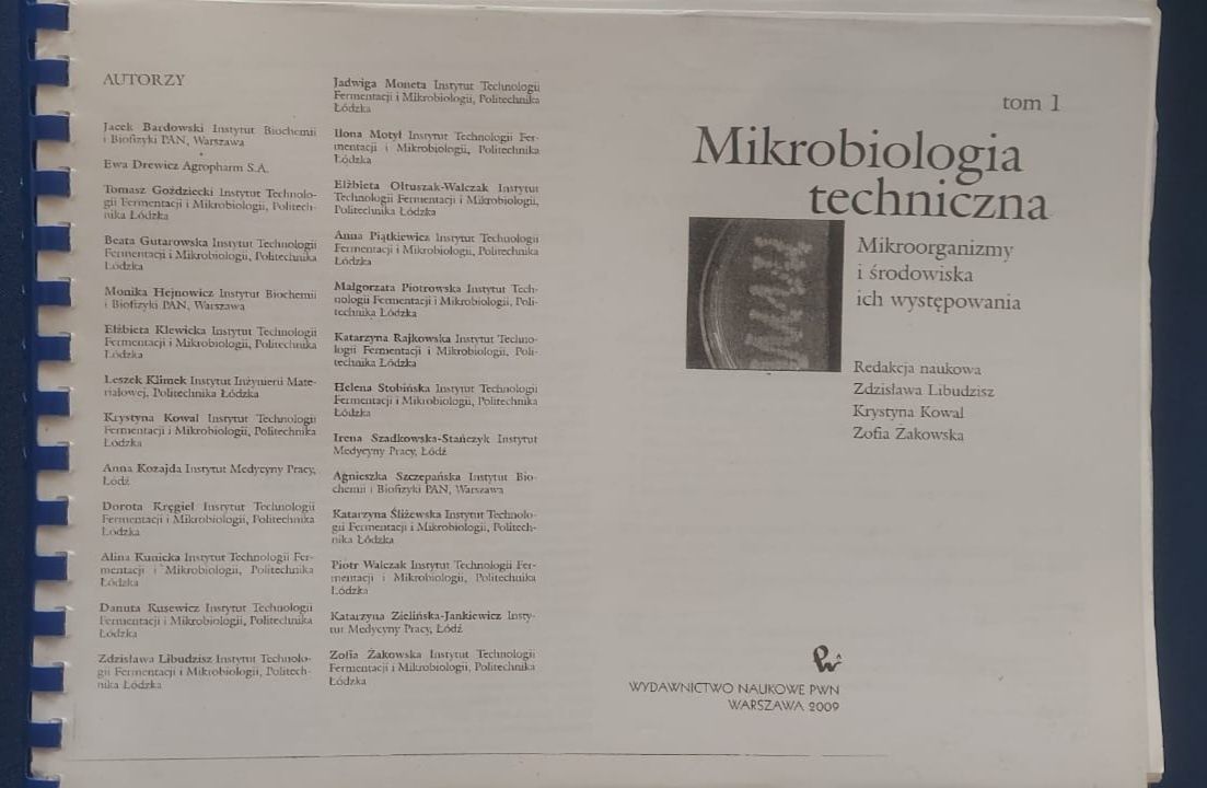 Mikrobiologia techniczna tom 1