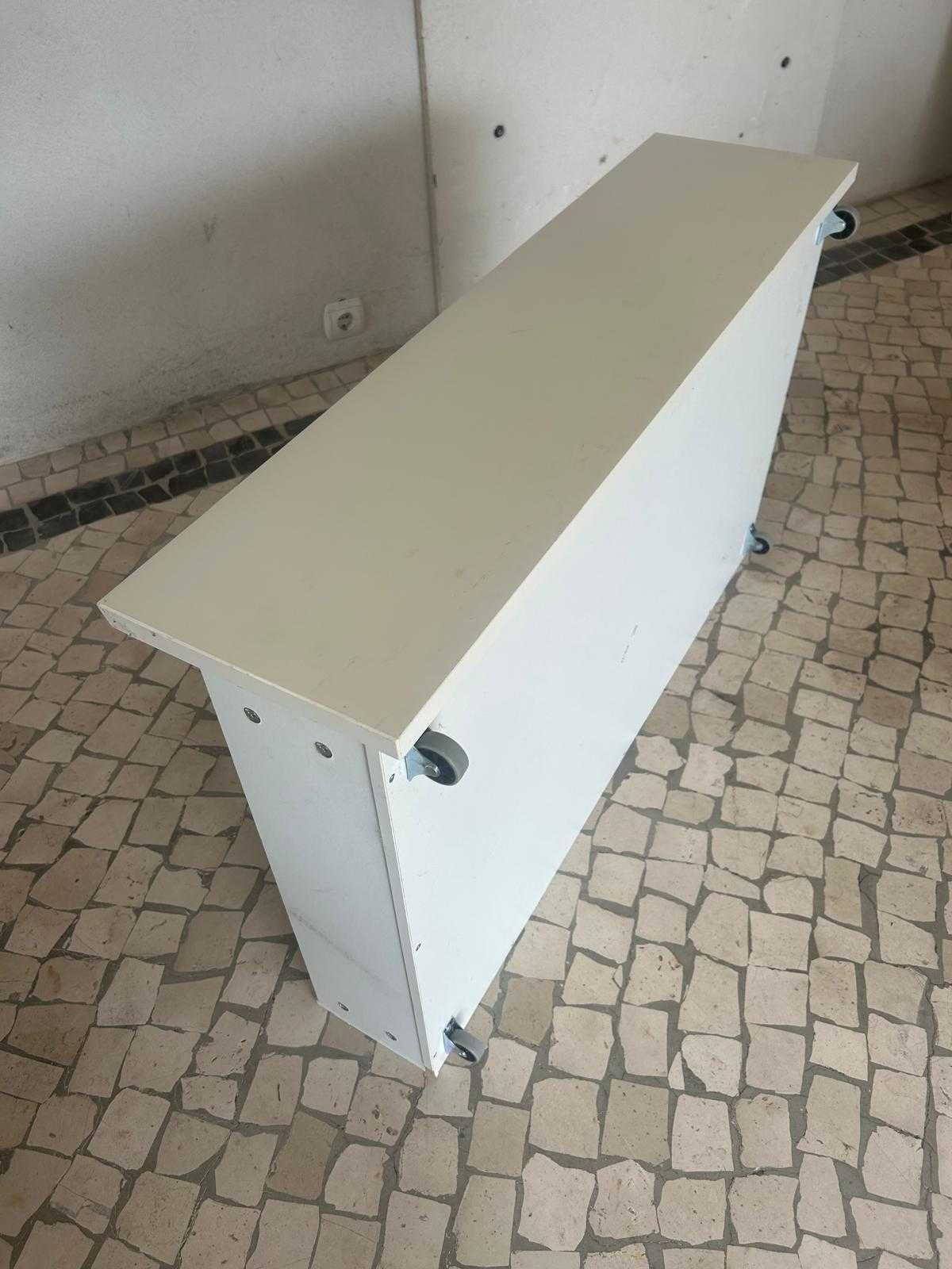 Cama IKEA MALM Branca Solteiro 0,9x2,00m + Colchão SuperOrtopédico