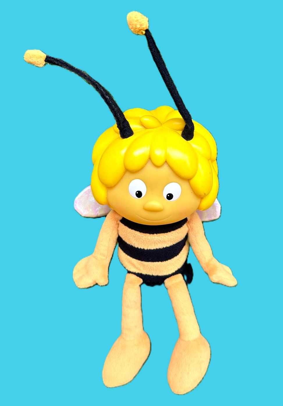 Abelha Maia, em pvc e tecido cerca de 30 cm