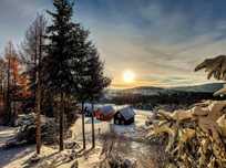 Domki w górach domek dom Balia jacuzzi 8 osób wakacje Beskid Żywiecki