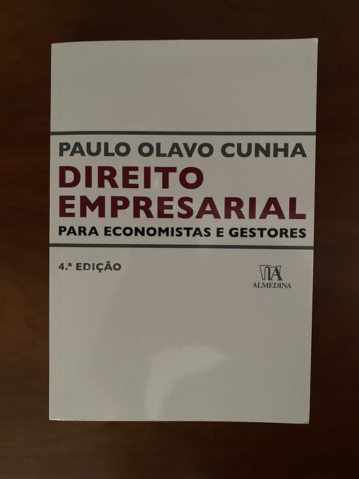 Livro Direito Empresarial para Economistas e Gestores